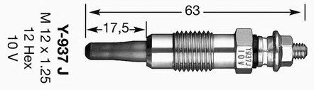 NGK Glow Plug Y - 937J (4118) - Vroom Classics