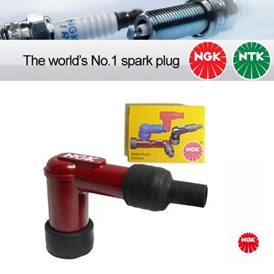 NGK LB05E Resistor Spark Plug Cap red 8898 - Vroom Classics