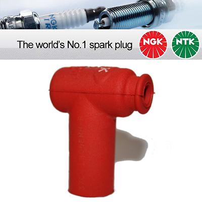 NGK LB05EMH Resistor Spark Plug Cap red 8160 - Vroom Classics