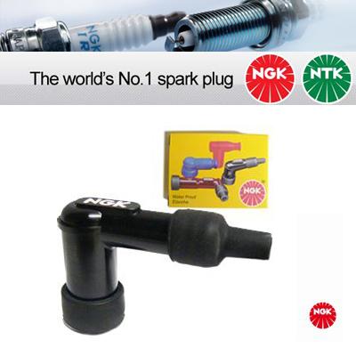 NGK LD05F Resistor Spark Plug Cap black 8060 - Vroom Classics