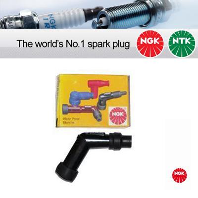 NGK Resistor Spark Plug Cap VD05F black (8052) - Vroom Classics