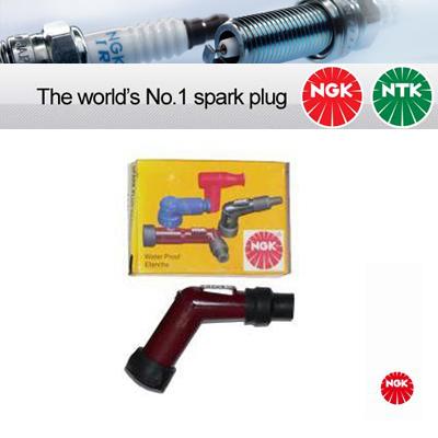NGK Resistor Spark Plug Cap VD05F red (8376) - Vroom Classics