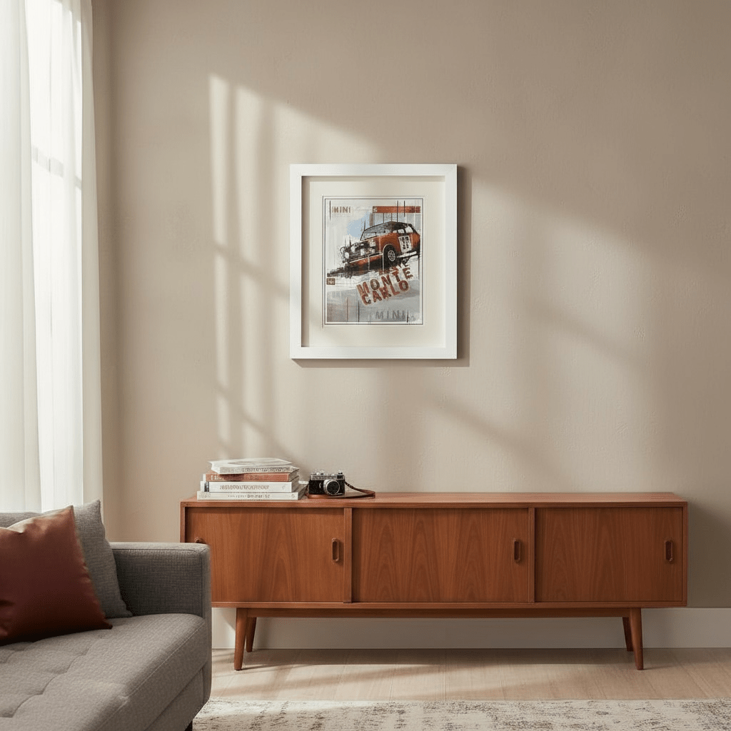 Paddy Hopkirk’s Legendary Mini Pop Art Print - Medium - Vroom Classics