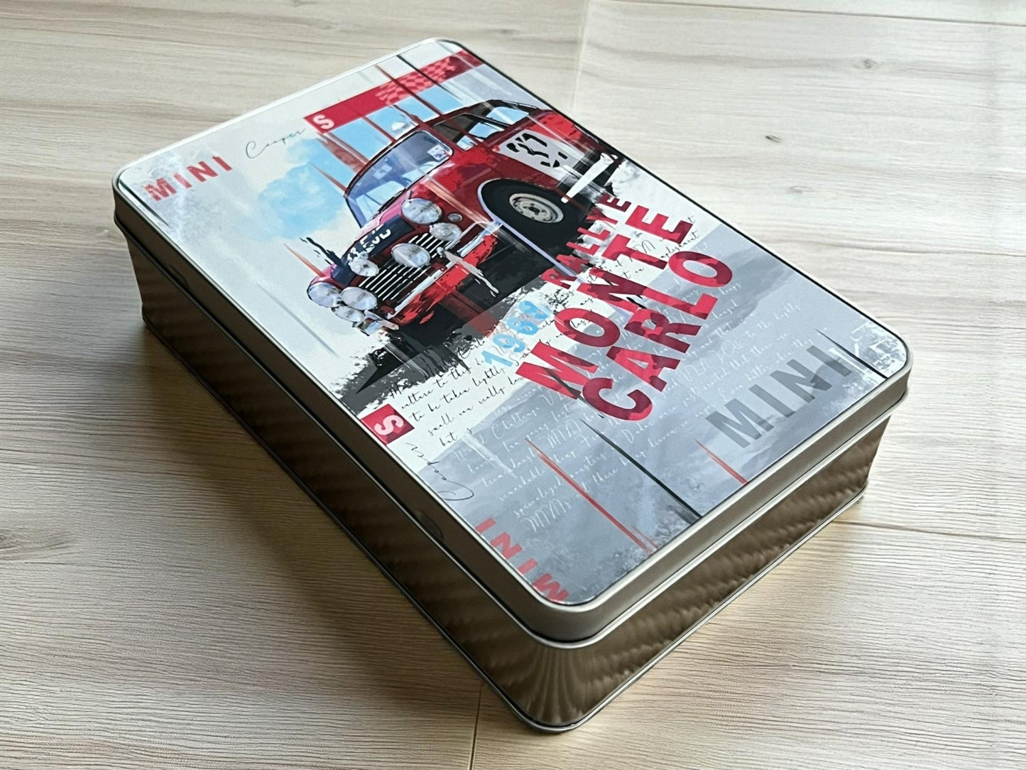 Paddy Hopkirk's Legendary Mini Tribute Metal Storage Box - Vroom Classics
