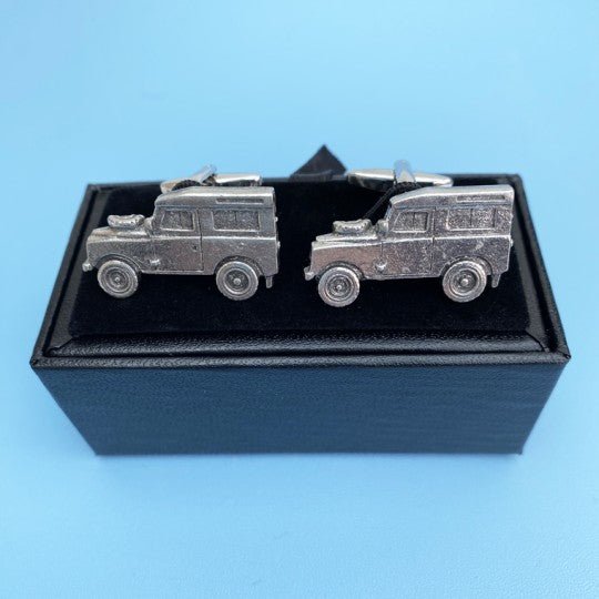 Pewter Land Rover Cufflinks - Vroom Classics