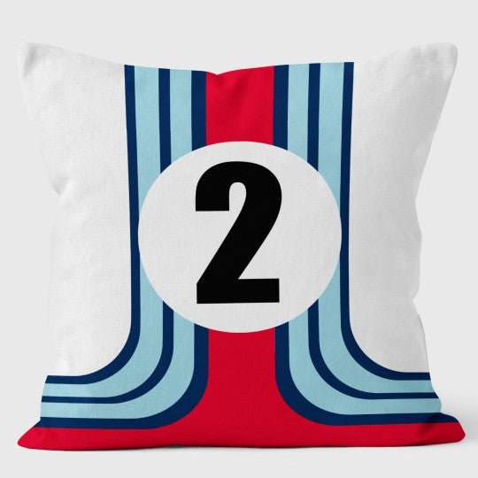 Racing Stripe No2 Cushion - Vroom Classics