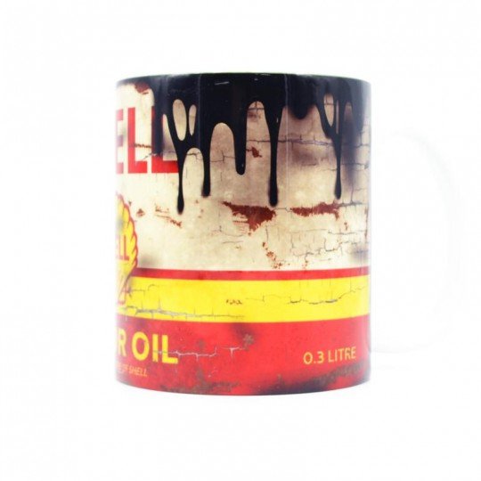 Shell Oil Can Mug - Vroom Classics