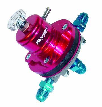 Sytec EFI 1:1 Motorsport Regulator (JIC6 x3 Unions) Red (MSV007R) - Vroom Classics