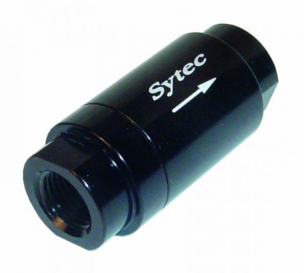 Sytec One Way Valve with 1/8 NPTF Female Connection (Black) (OWVS000 - BK) - Vroom Classics