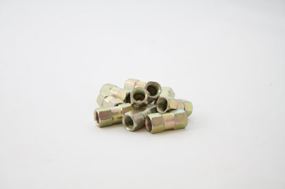 10 x Female Brake Pipe Connector Tube Line Joiner Union 10mm x 1mm 3/16 - Vroom Classics