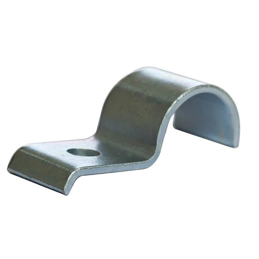 13mm x 1 Mild Steel with Zinc Plated CR3 Finish Half Saddle Clamp Heavy 10 Pack - Vroom Classics