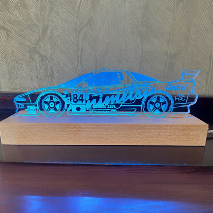 1995 Honda NSX GT2 #84 – Le Mans 24hr Winner Laser-Etched Perspex Light Display