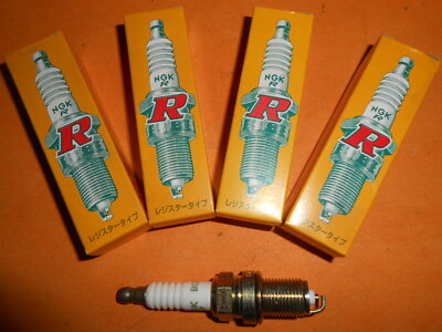 fits TOYOTA CELICA 2000GT 3S-GE(1985-90)NGK "R" SPARK PLUGS SET of 4 -BCPR6EY-11