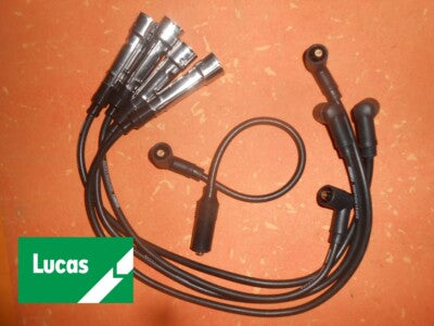 VW DERBY 1.0 (1981-1984) IGNITION PLUG LEAD SET -GENUINE LUCAS DKC204