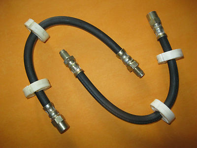 VW SCIROCCO Lucas Caliper (78-92)NEW FRONT BRAKE HOSES PAIR - LH3257, BFH4400