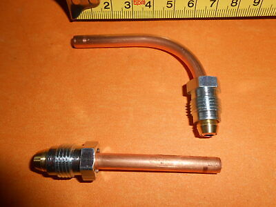 for CLASSIC CAR CARBURETOR FUEL FILTER 1/2"UNF straight+bend pipe kit(1/4" pipe)