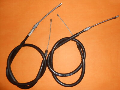 RENAULT Clio with rear drums (1990-98) NEW HAND BRAKE CABLES PAIR - BC2283
