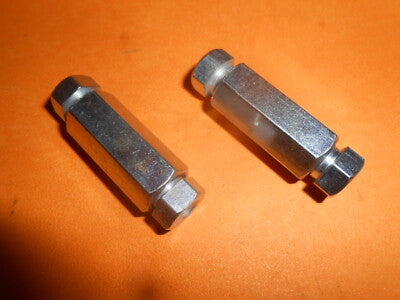 2 way Female Connector 3/8" UNF 24Tpi Brake Pipe Fitting for 3/16"Pipe x2