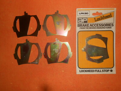 MG MIDGET (1965-79) BRAKE PAD ANTI-SQUEAL SHIMS x4 - LPK80