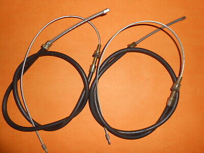 PEUGEOT 505 saloon 1.8,2.0,2.3(1979-90)rear Drums HAND BRAKE CABLES PAIR -BC2107