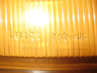 FORD SIERRA 11" wide (82-84) NEW DRIVERS SIDE O/S HEADLIGHT GLASS & SEAL - LUCAS