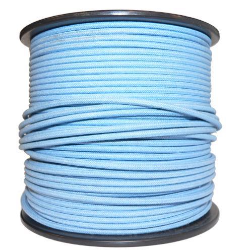 1M Cotton Braided Automotive Electrical Wire Cable 18 Gauge Blue - Vroom Classics