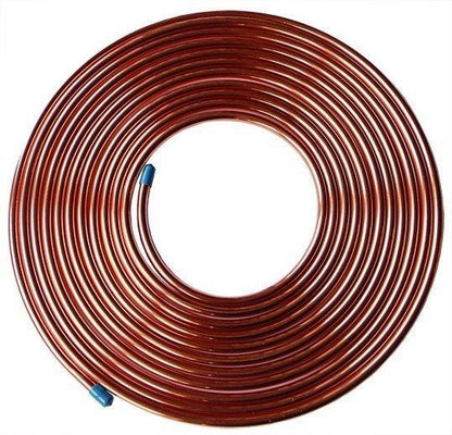 1M Fuel Malleable Copper Petrol Pipe Tube 5/16 OD x 0.256 ID Vintage Classic Car - Vroom Classics