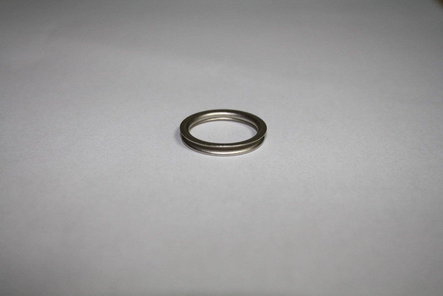 1x Budget Spark Plug Steel Crushable Washer Washers 12mm - Vroom Classics