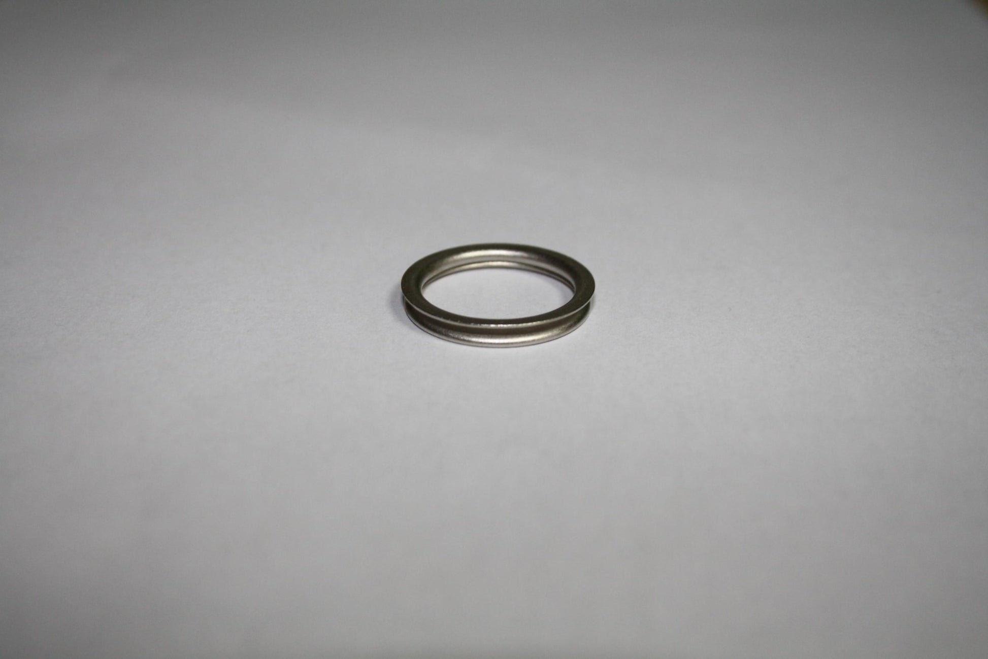 1x Budget Spark Plug Steel Crushable Washer Washers 12mm - Vroom Classics