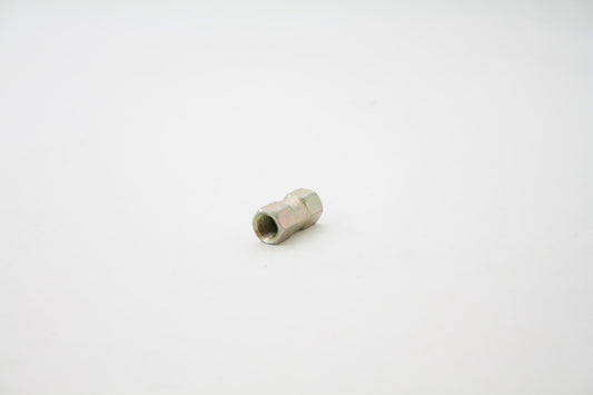 1x Female Brake Pipe Connector Tube Line Joiner Union for 3/16 Pipe 10mm x 1mm - Vroom Classics