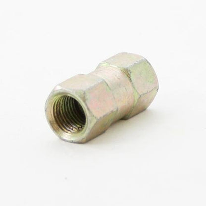1x Female Brake Pipe Connector Tube Line Joiner Union for 3/16 Pipe 10mm x 1mm - Vroom Classics
