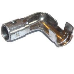 1x HT Steel push in terminal for spark plug 7mm 8mm Right Angle Crimp Type 2 - Vroom Classics