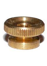 1x Spark Plug Brass Thumb Nut 2BA Thread - Vroom Classics