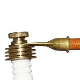 1x Spark Plug Brass Thumb Nut M4 Thread - Vroom Classics