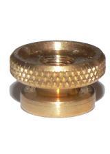 1x Spark Plug Brass Thumb Nut UNC Thread - Vroom Classics