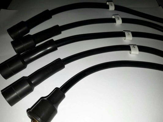 Ignition Lead Sets - Vauxhall Viva Hb GT Ohc Black Copper HT Leads