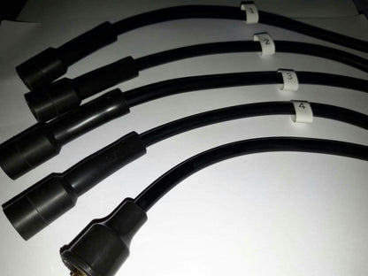 Ignition Lead Sets - Datsun Violet 140 / 160J Black 7mm Copper HT Leads