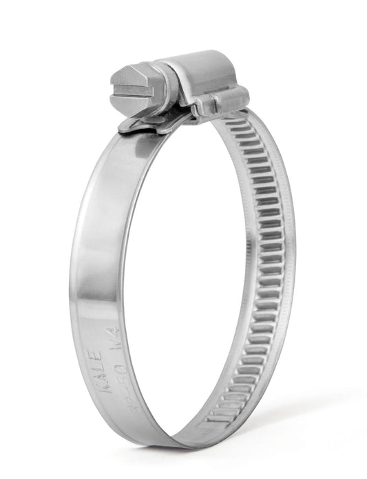 30 - 45mm 304 Stainless Steel Clip Fuel Air Water Worm Hose Clamp 10 Pack - Vroom Classics