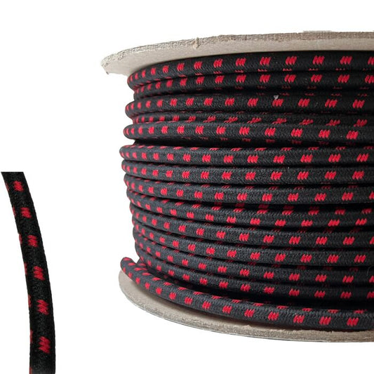 30 Meter Roll 7mm HT Ignition Lead Cable - Wire Core Cotton Braided BRF - Vroom Classics