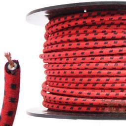 30 Meter Roll 7mm HT Ignition Lead Cable - Wire Core Cotton Braided RBF - Vroom Classics