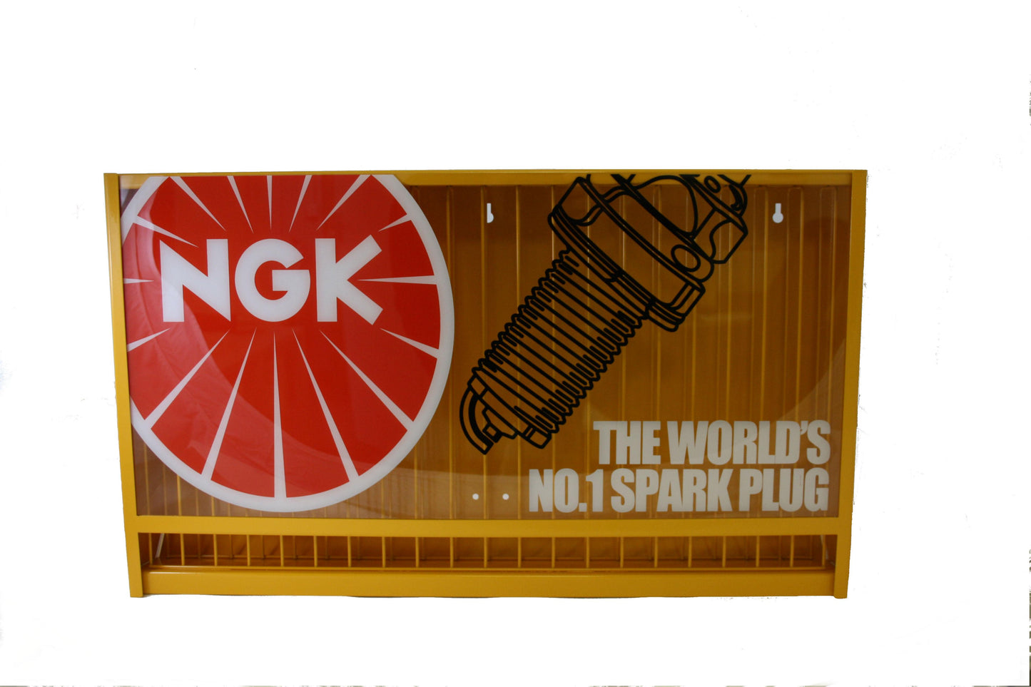 NGK Dispenser Holds 320 Spark Plugs Display Stand Cabinet Rack QGB010090