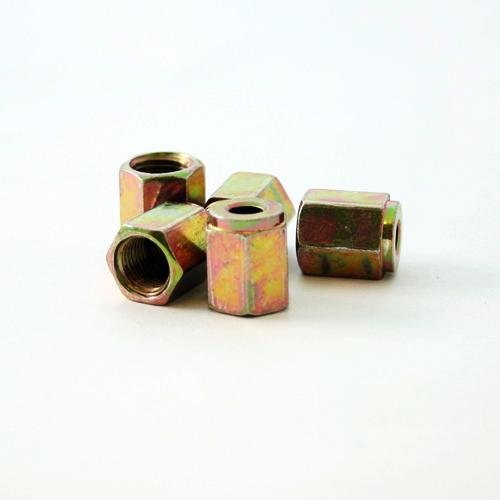 5 x Steel Female Brake Pipe Tube Tubing Nut For 3/16 Pipe 10mm x 1mm Thread - Vroom Classics