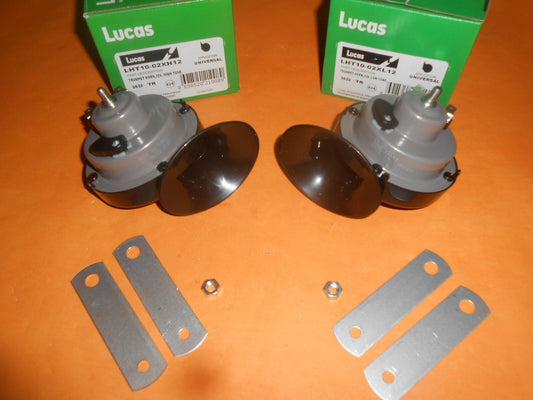 MG MIDGET, AUSTIN HEALEY SPRITE (1958-1979) LUCAS HIGH/LOW NOTE CAR HORNS