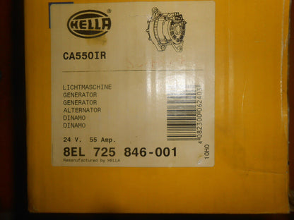 SCANIA 112,113,143,93 SERIES DIESEL VOLVO FL Truck 55A ALTERNATOR -HELLA CA550IR