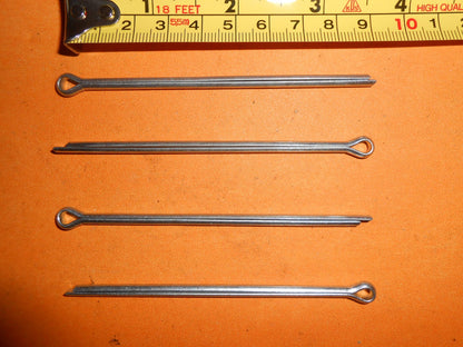 4mm x 90mm Long Split Pins Zinc Cotter Pins Retaining Pins x4