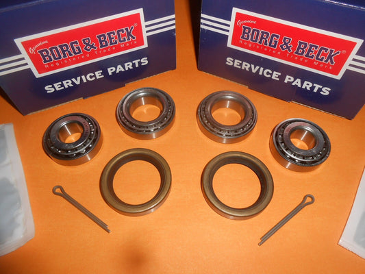 TRIUMPH STAG 3.0 1970-77 FRONT WHEEL BEARING KIT PAIR (Borg & Beck) GHK1016