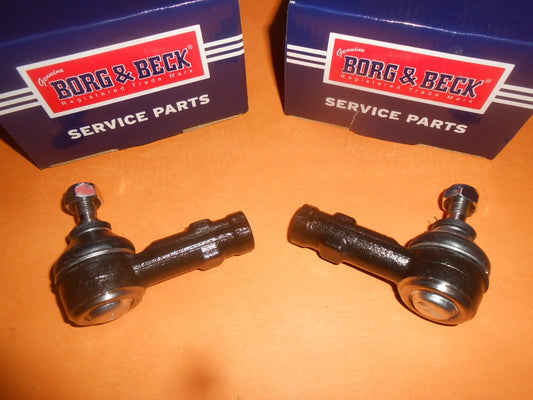 FORD ESCORT Mk2 RS1600 RS2000 (1975-1980) PAIR OF TRACK ROD ENDS-BORG & BECK
