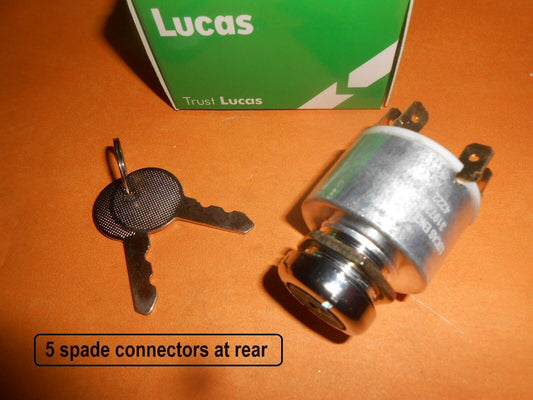 AUSTIN A55 A60 (1959-69) LUCAS IGNITION SWITCH + LOCK BARREL & KEYS