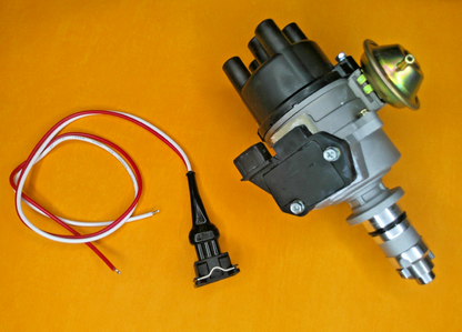 ROVER ITAL (1980-1984) ELECTRONIC IGNITION D65 DISTRIBUTOR + plug & wire