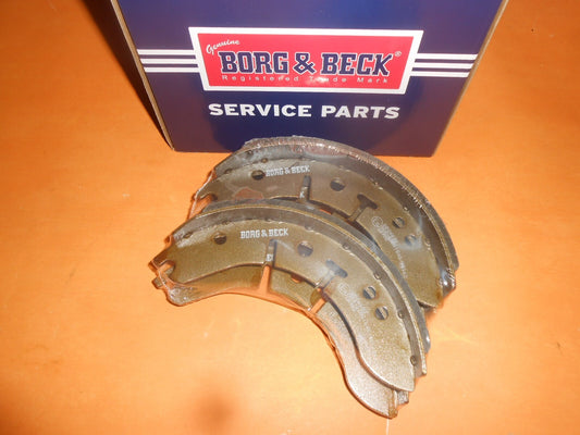 MORRIS OXFORD (1949-1954) FRONT BRAKE SHOES -GENUINE BORG & BECK